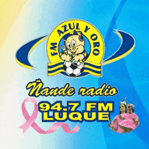 Logo Radio Azul y Oro 94.7