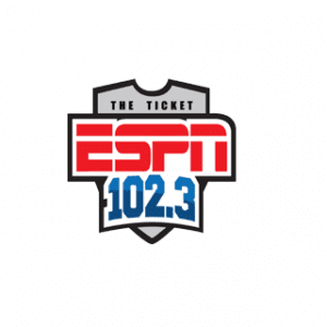 Logo ESPN Radio 102.3 The Ticket